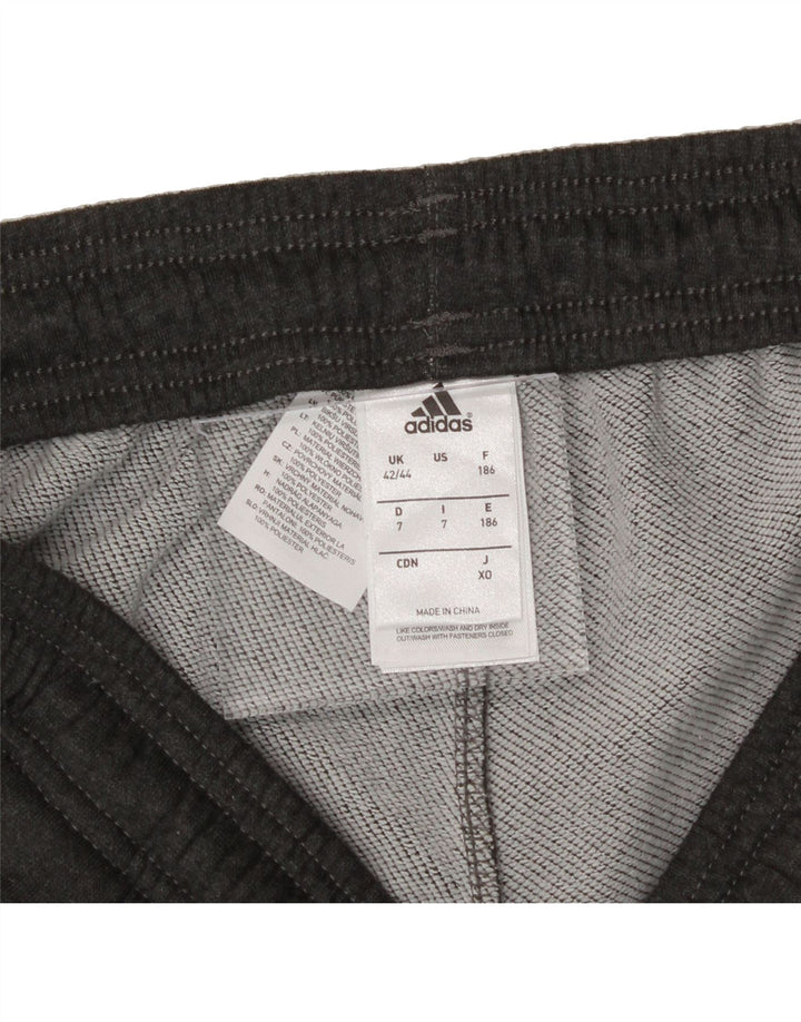 ADIDAS Mens Climalite Tracksuit Trousers UK 42/44 Large  Grey Polyester Vintage Adidas and Second-Hand Adidas from Messina Hembry 