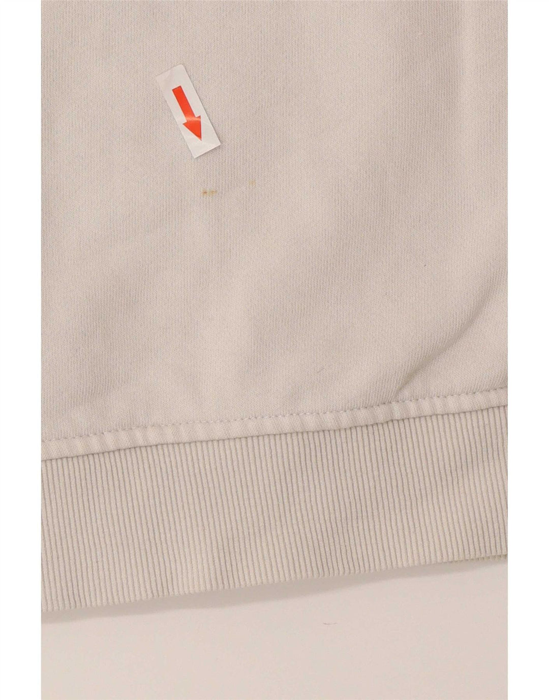 Fila Felpa grafica da uomo in cotone color block bianco medio