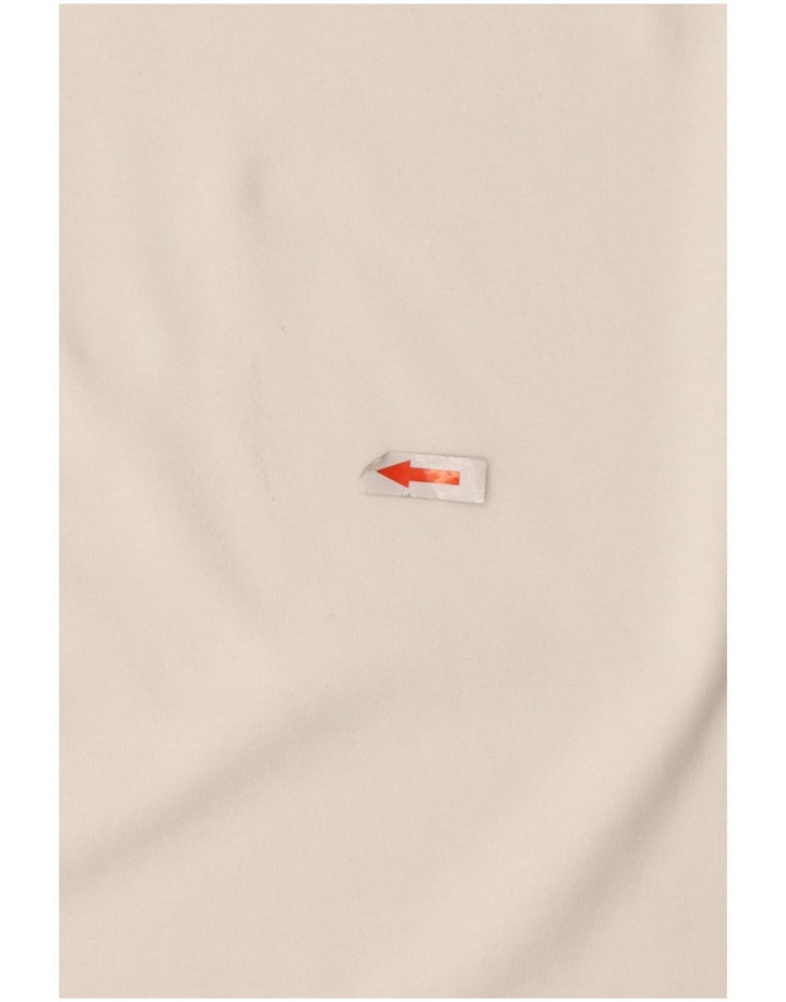 T-shirt da uomo French Connection Top in cotone color block bianco medio