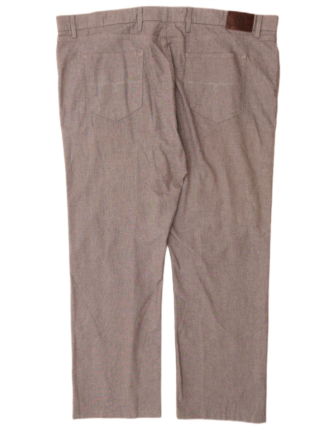 Pantaloni casual dritti Marks & Spencer da uomo blu Harbour W44 L31 grigi