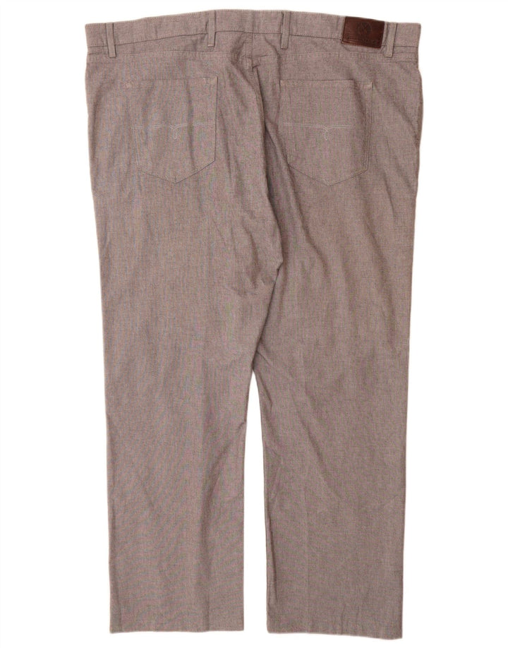 Pantaloni casual dritti Marks & Spencer da uomo blu Harbour W44 L31 grigi