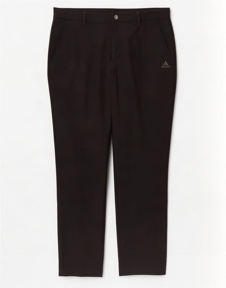 Pantaloni chino slim da uomo Adidas W34 L32 poliestere nero