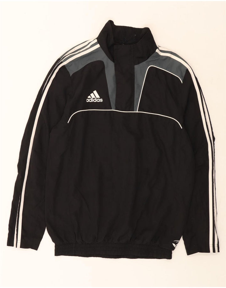 Giacca anorak da uomo Adidas UK 36 Small Nero Colourblock Poliestere