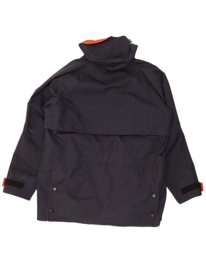 Giacca antipioggia con cappuccio Musto Performance da uomo UK 38 Nylon medio blu navy