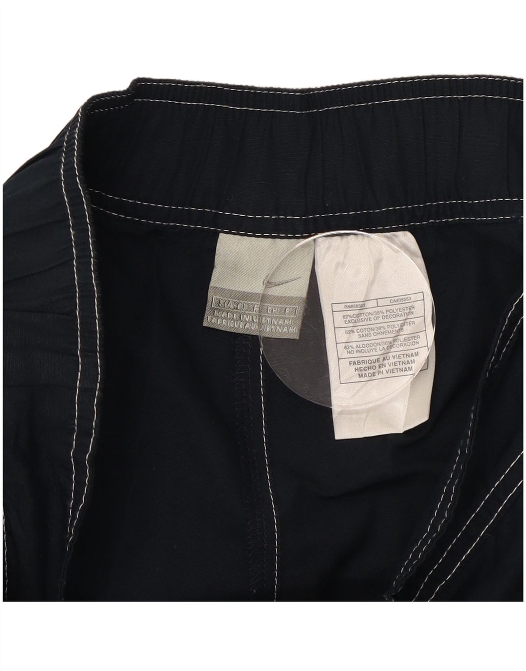 Pantaloncini da bagno Nike Donna US 4/6 Small Blu Navy Cotone