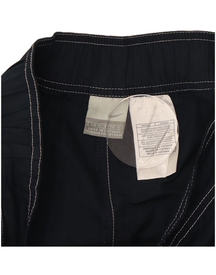 Pantaloncini da bagno Nike Donna US 4/6 Small Blu Navy Cotone