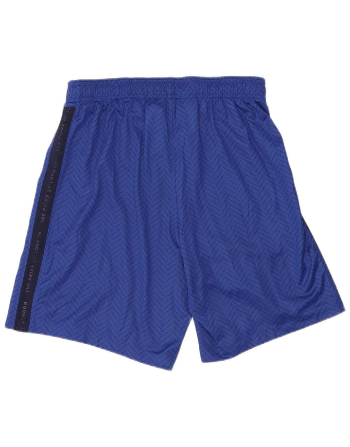 Pantaloncini sportivi Nike Dri Fit Graphic da uomo, grandi, in poliestere color block blu
