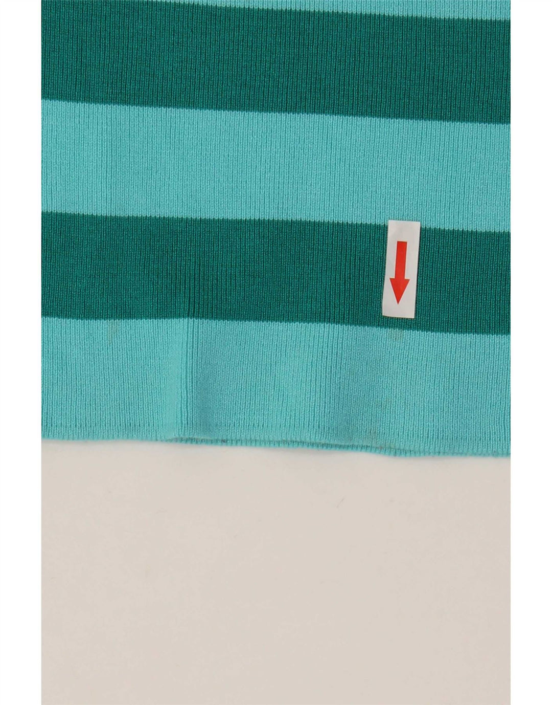 Canotta corta da donna Zara UK 8 piccola in viscosa a righe blu