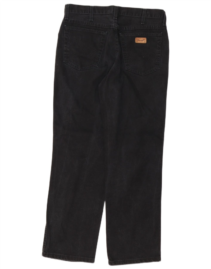 Jeans dritti da uomo Wrangler Ohio W33 L30 cotone nero