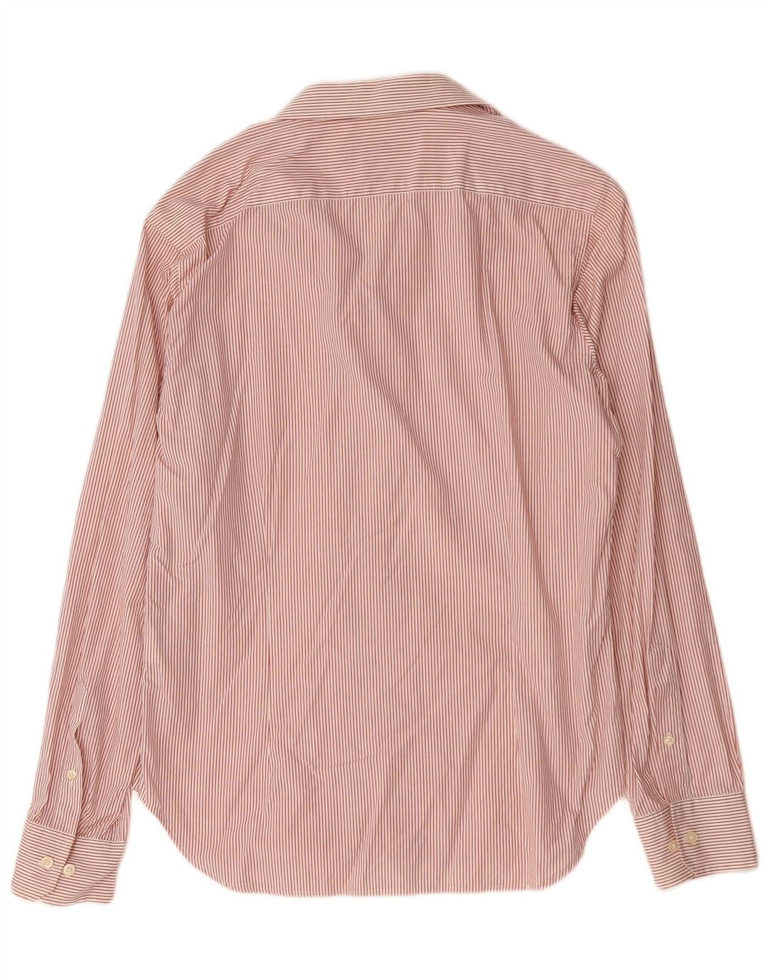 Camicia da uomo Henry Cottons taglia 42 grande cotone gessato rosso