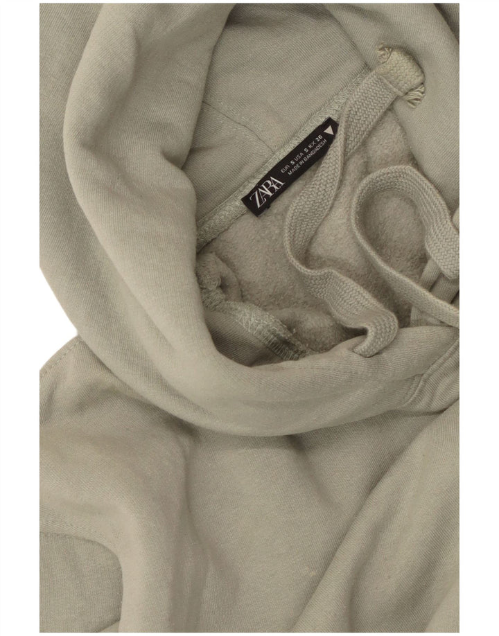 Maglione con cappuccio vestibilità ampia Zara da uomo piccolo verde