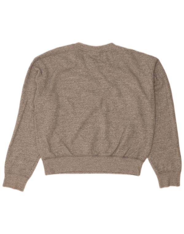 Champion Womens Graphic Sweatshirt Jumper UK 18 XL Grey Cotton