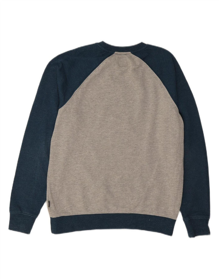 VANS Mens Sweatshirt Jumper XS Grey Colourblock