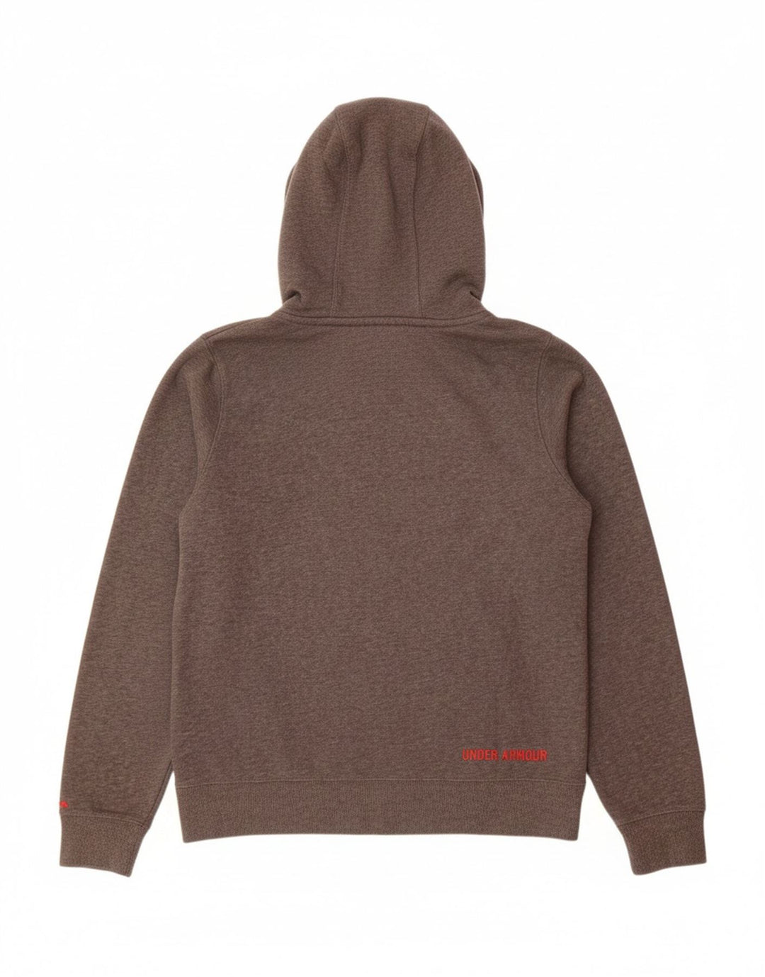 UNDER ARMOUR Mens Zip Hoodie Sweater Small Grey Cotton