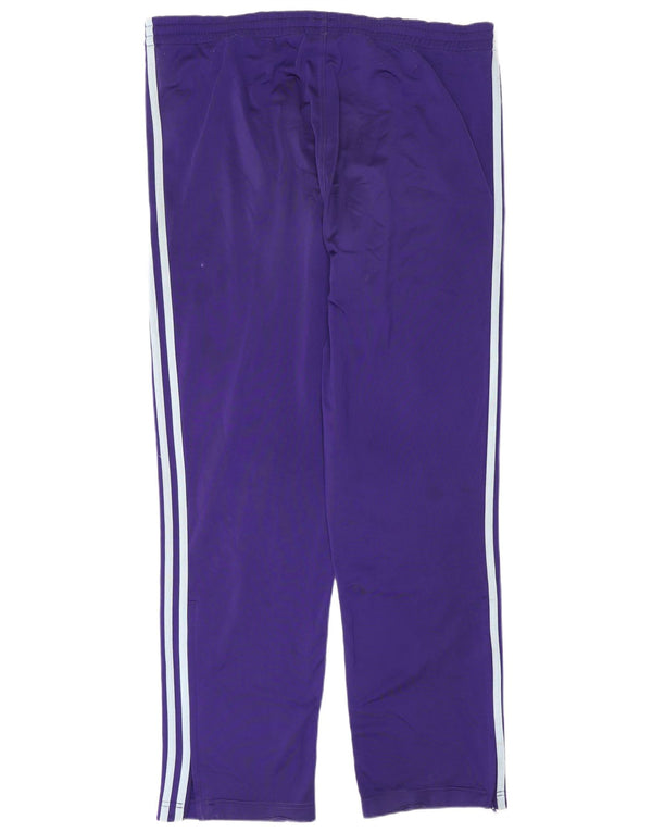 Pantaloni da tuta da uomo ADIDAS grandi viola in poliestere