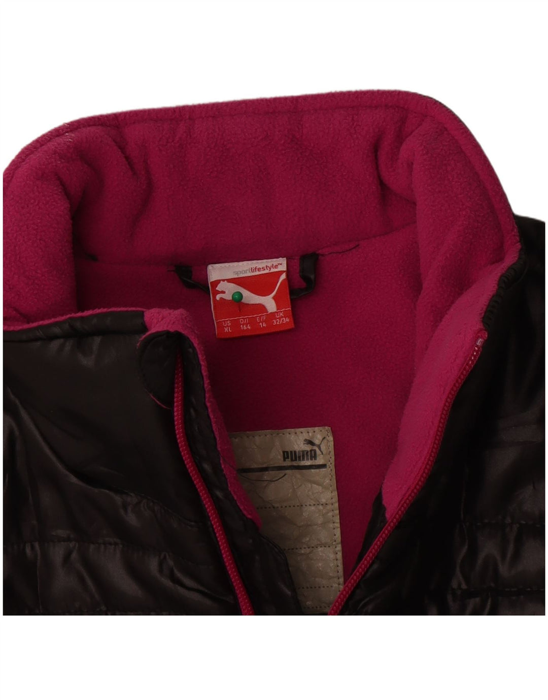 Gilet imbottito Puma per ragazze 13-14 anni in poliestere nero