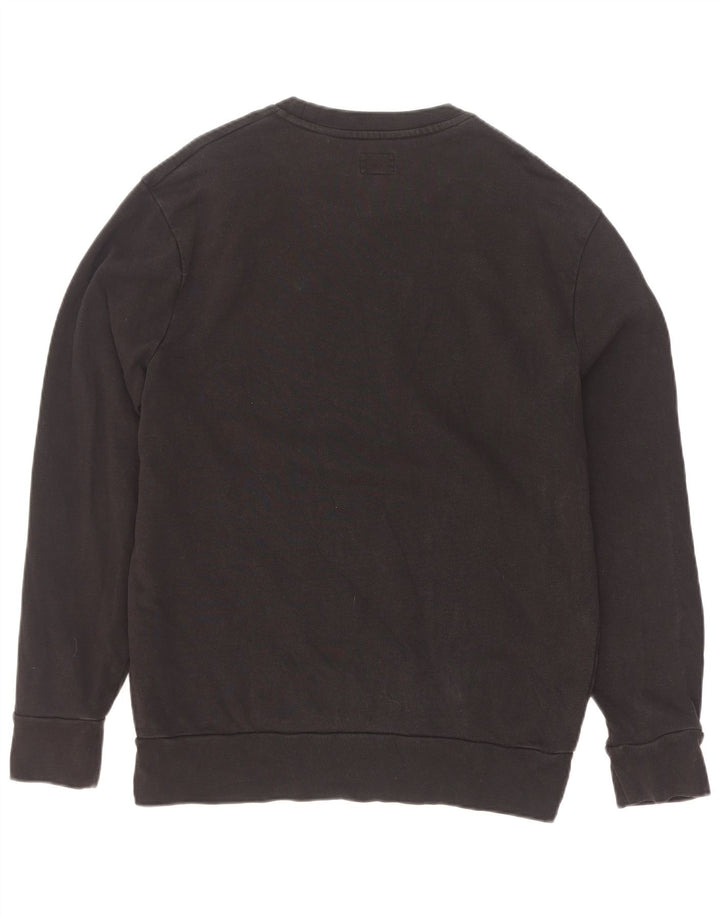 Levi's Felpa grafica da uomo in cotone nero medio