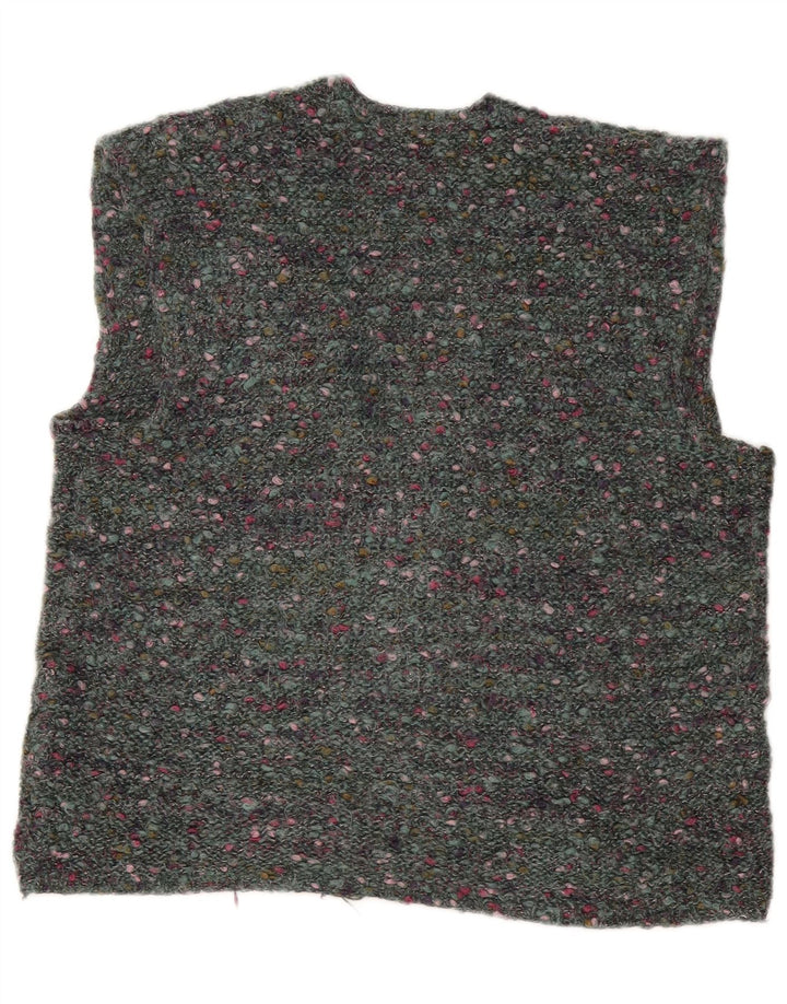 Canotta da donna VINTAGE UK 16 grande grigio screziato