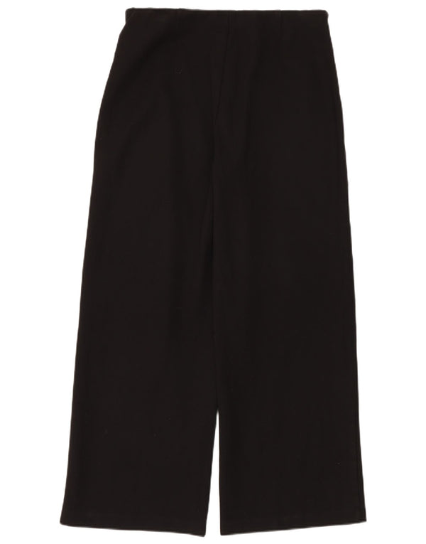 Hobbs Womens High Waist Wide Leg Trousers UK 12 Medium W34 L30 Black