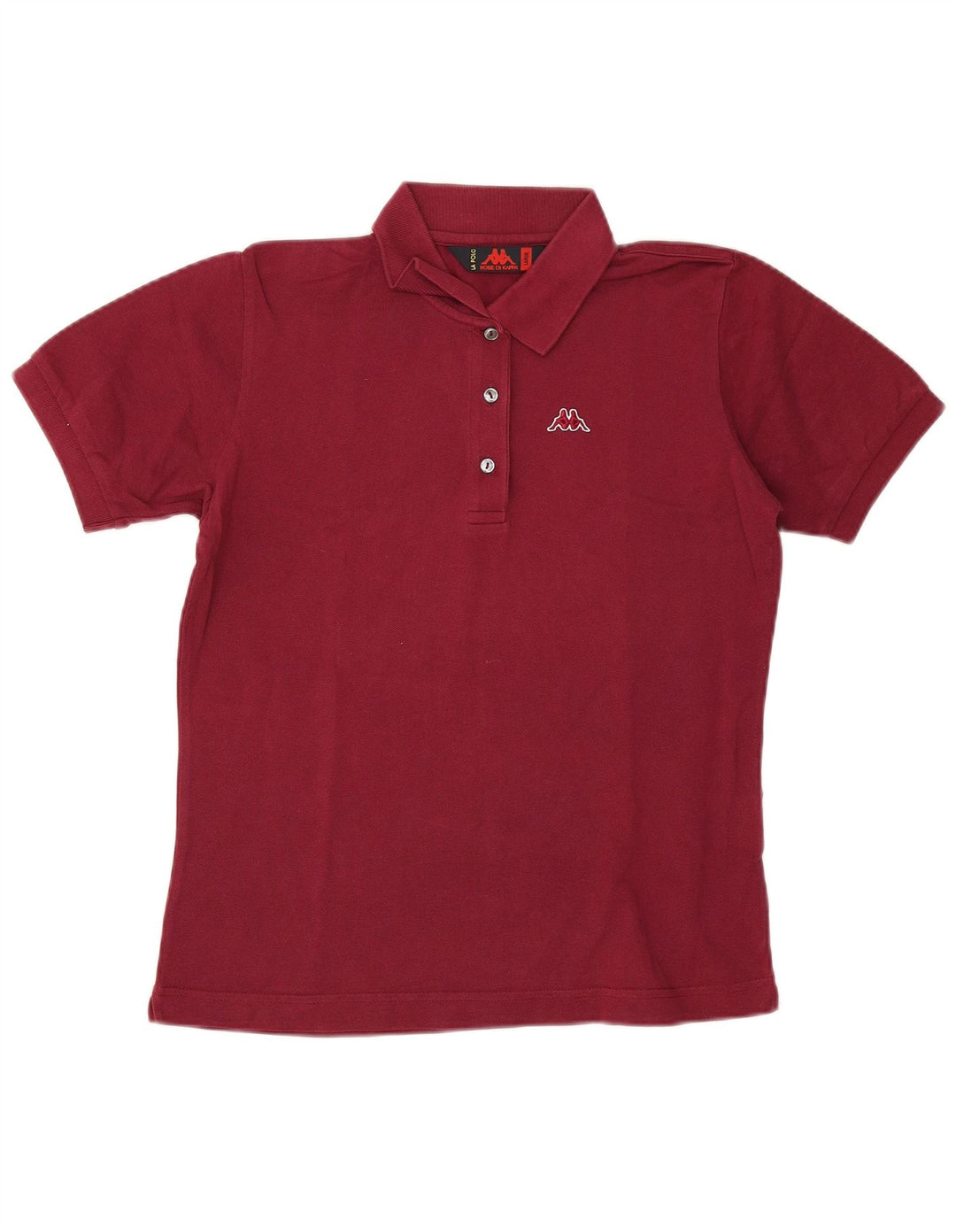 Polo Kappa da donna UK 16 Large Maroon Cotton
