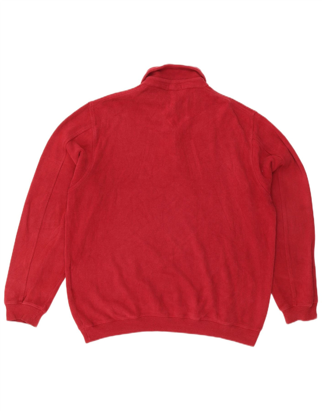 Gant Maglione da uomo con collo alto in cotone rosso medio