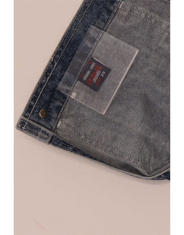 Salopette vintage da donna Jeans W29 L33 in cotone blu