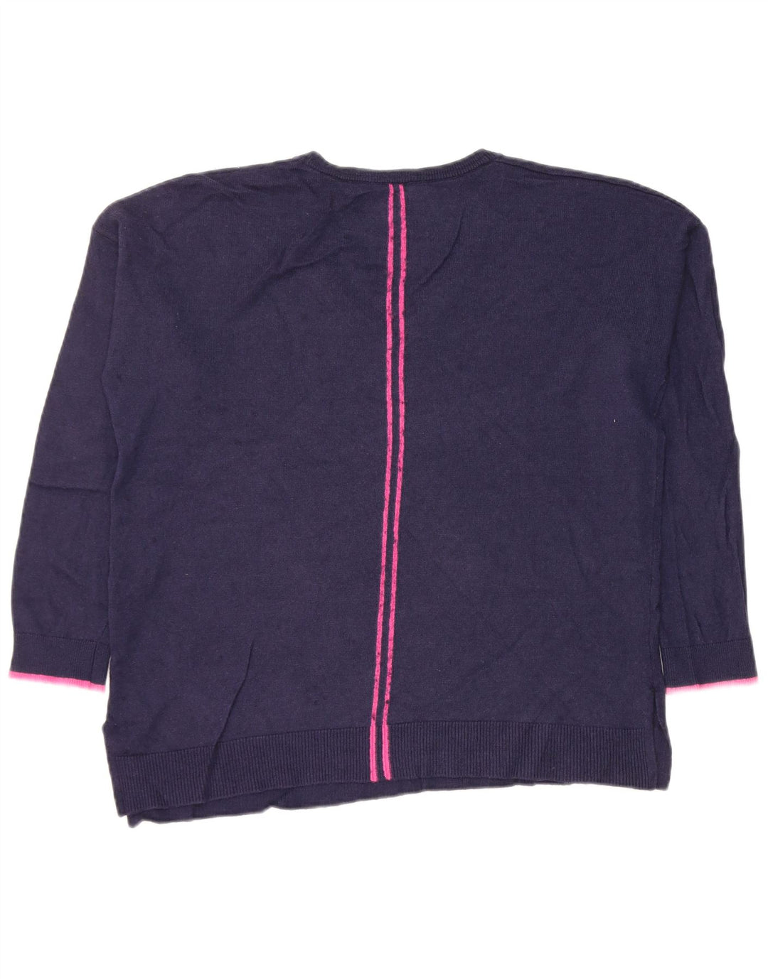 Joules Maglione da donna con scollo a V UK 14 Viscosa medio blu navy