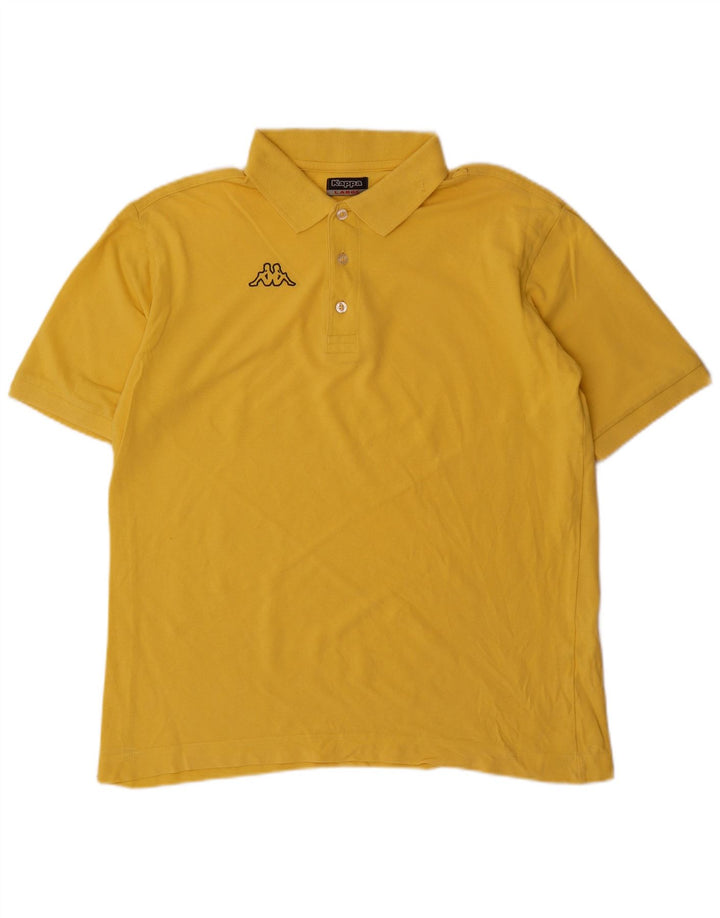 Polo Kappa Uomo Large Gialla