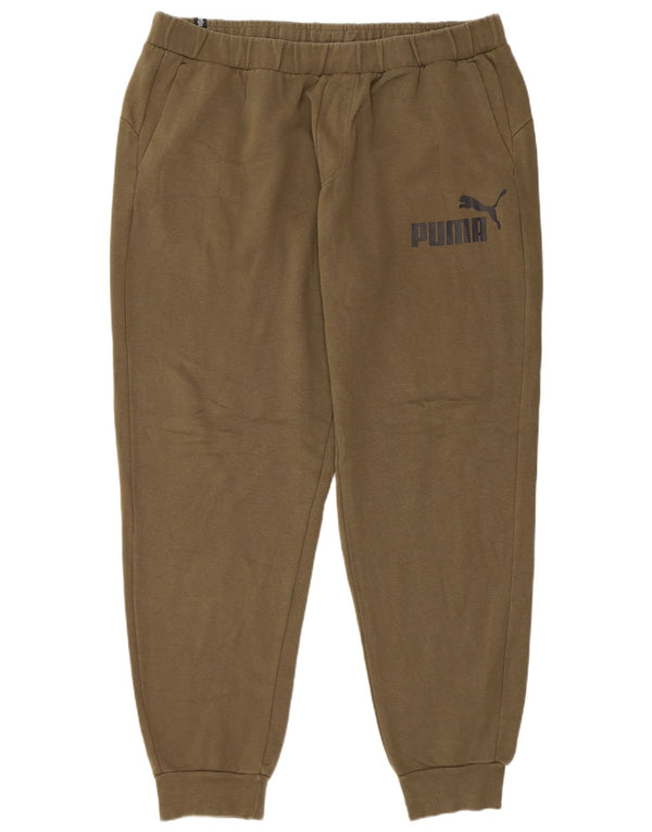 Pantaloni da tuta grafica da uomo Puma Joggers 2XL cotone kaki
