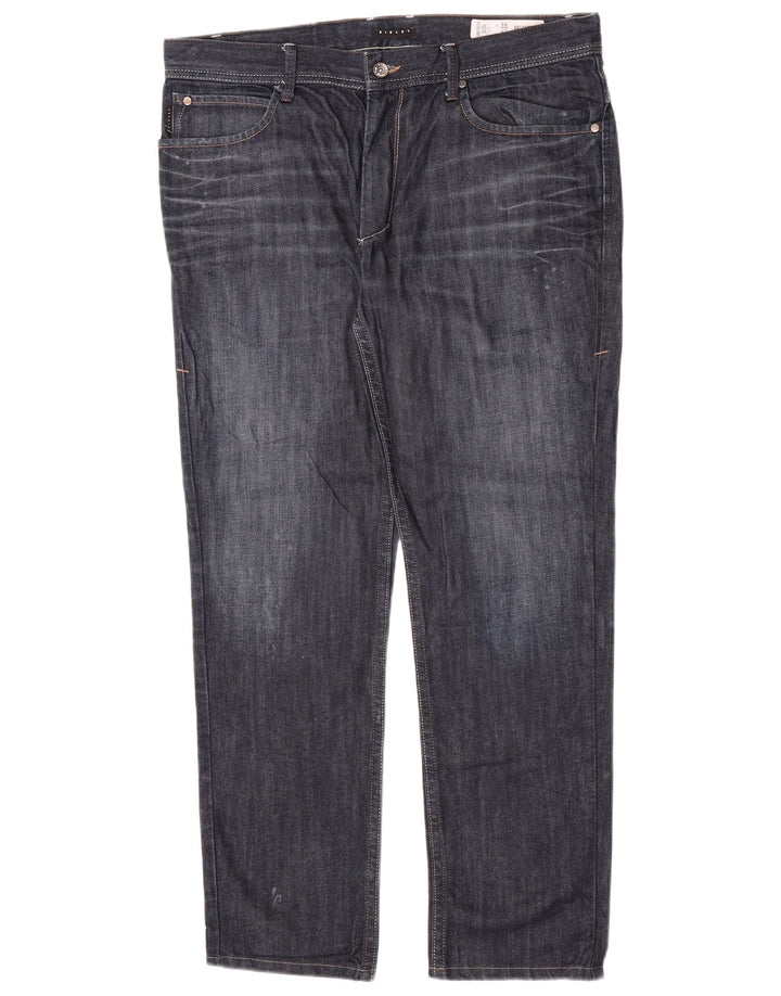 Jeans slim da uomo Sisley Belfast W35 L30 cotone blu navy