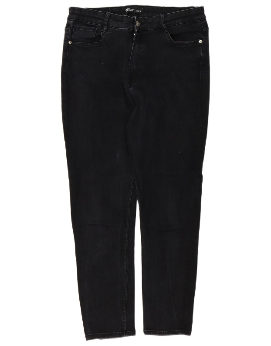 Jeans slim da donna Zara EU 44 XL W34 L26 Nero