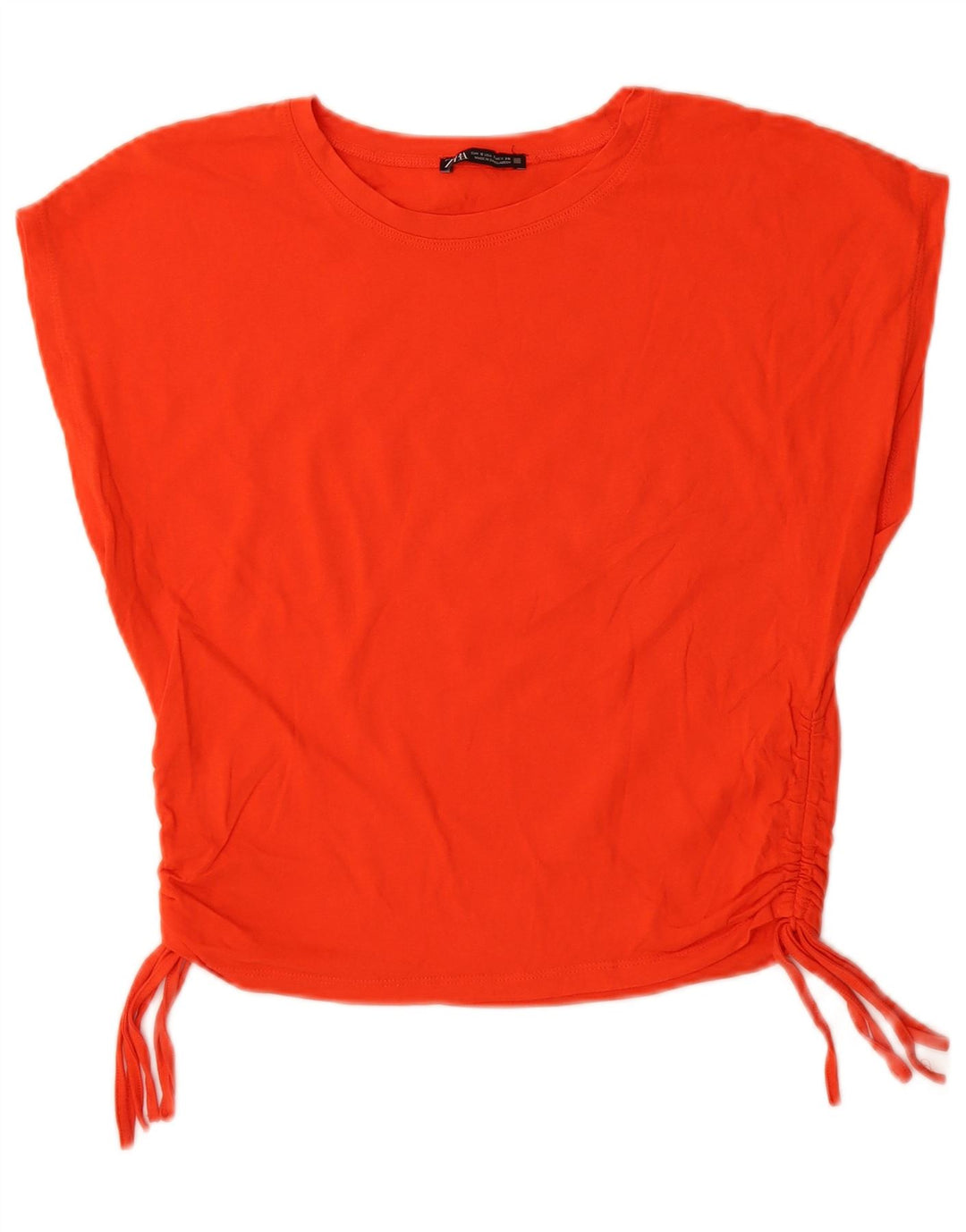 T-shirt Zara da donna Top UK 10 piccola arancione
