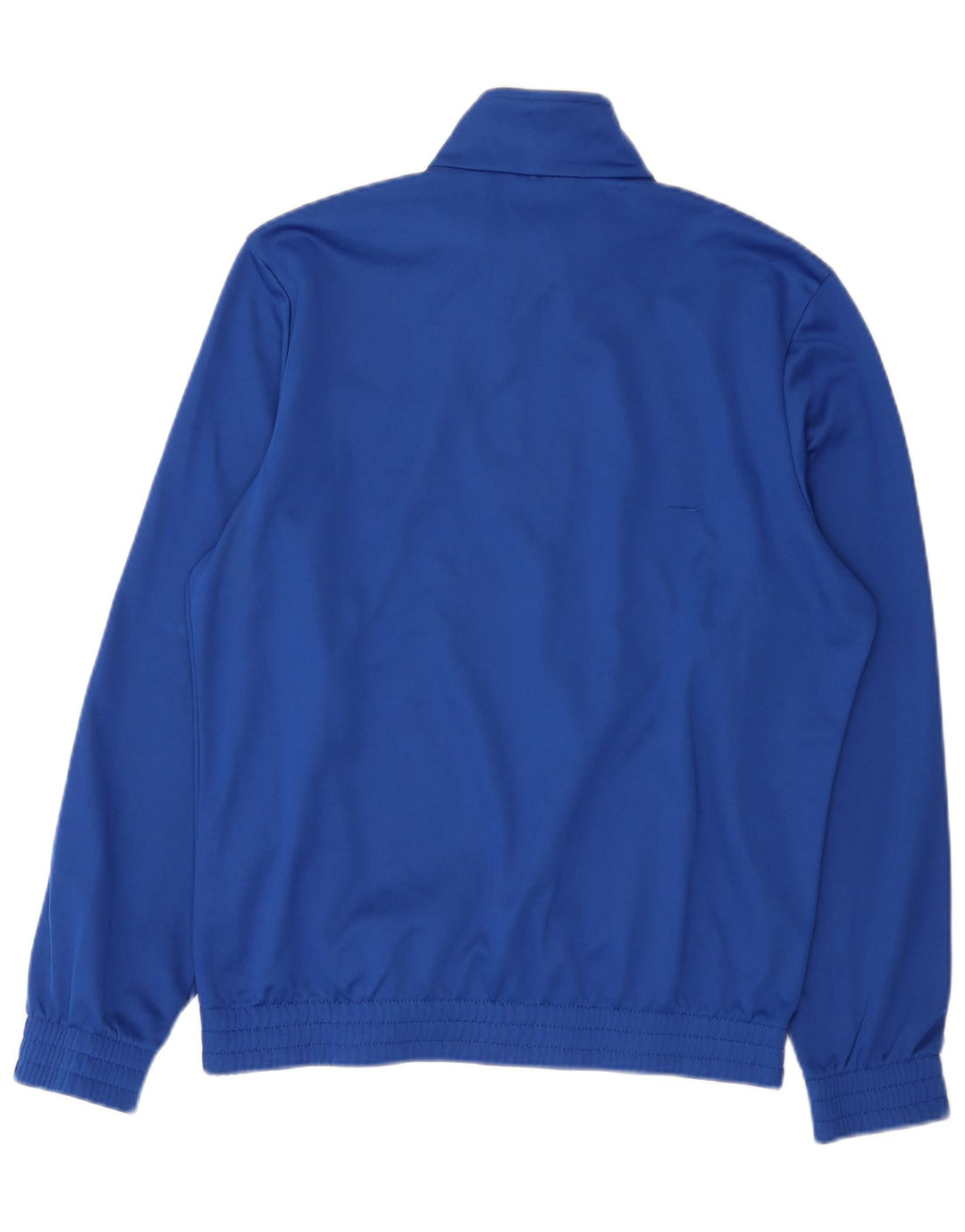 Felpa da uomo con collo grafico con zip Lotto Maglione blu medio in poliestere