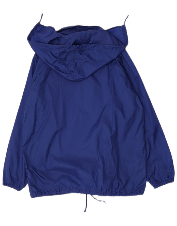 Giacca antipioggia con cappuccio da bambino Lotto 13-14 anni Large blu in poliammide