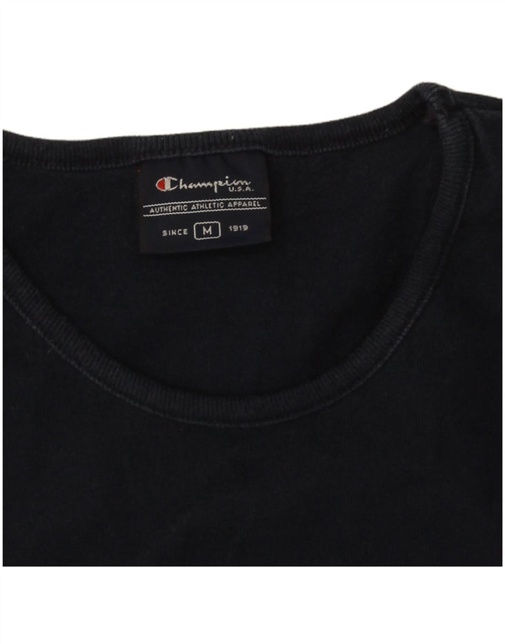 T-shirt grafica da donna Champion Top UK 12 medio blu navy