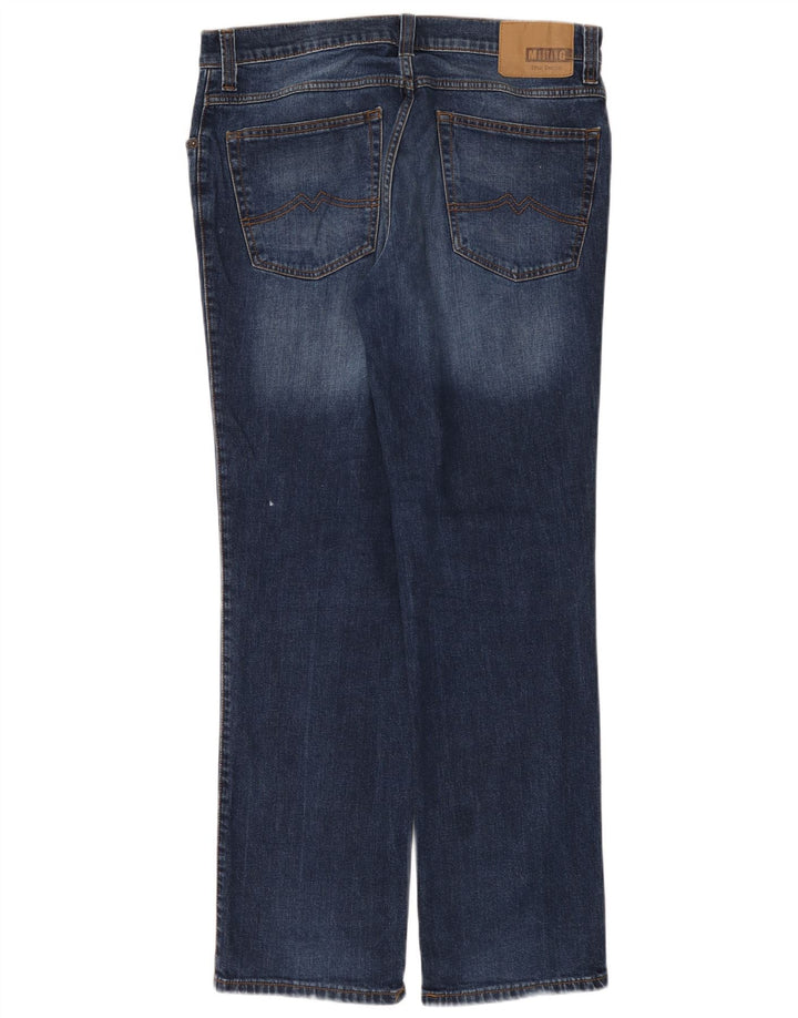 Jeans dritti da uomo Mustang Oklahoma W36 L32 cotone blu