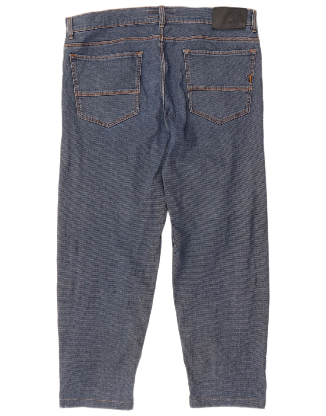 Jeans Straight Uomo Trussardi IT 52 XL W38 L28 Blu