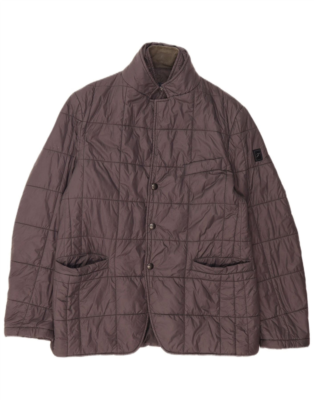 Giacca imbottita da uomo Fay UK 40 Large in poliammide grigio