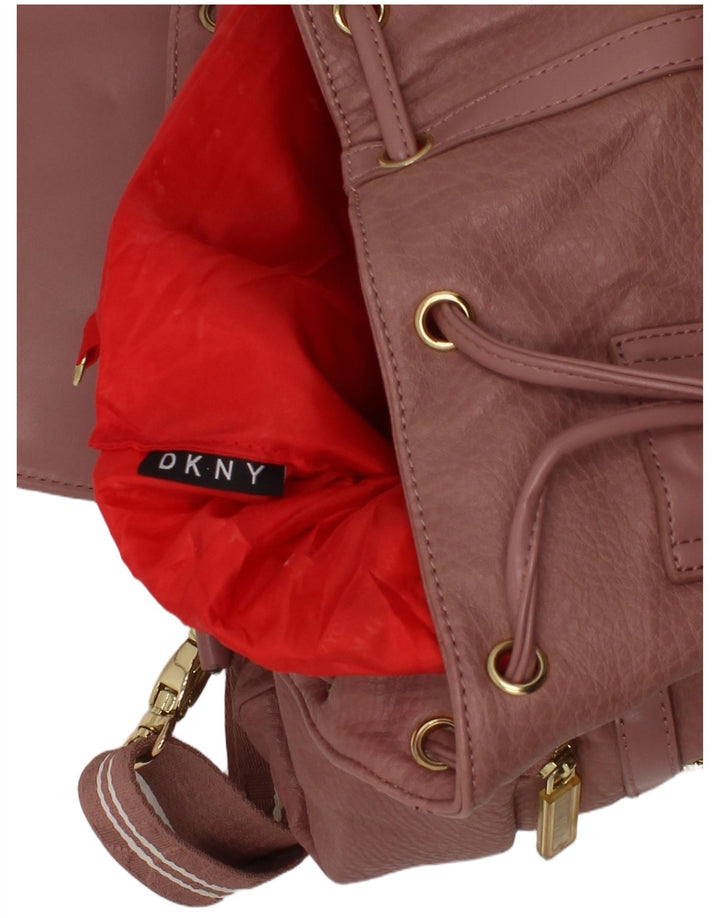 Zaino Dkny da donna in ecopelle, taglia unica, in poliuretano rosa