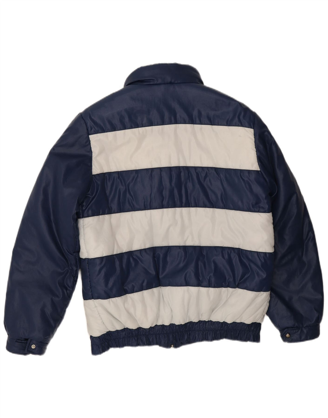 Giacca imbottita da uomo Eliana UK 40 Large Blu Navy a righe