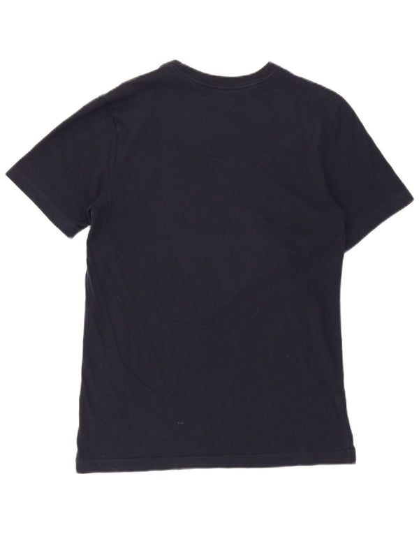 T-shirt grafica da uomo Nike Top Small in cotone blu navy