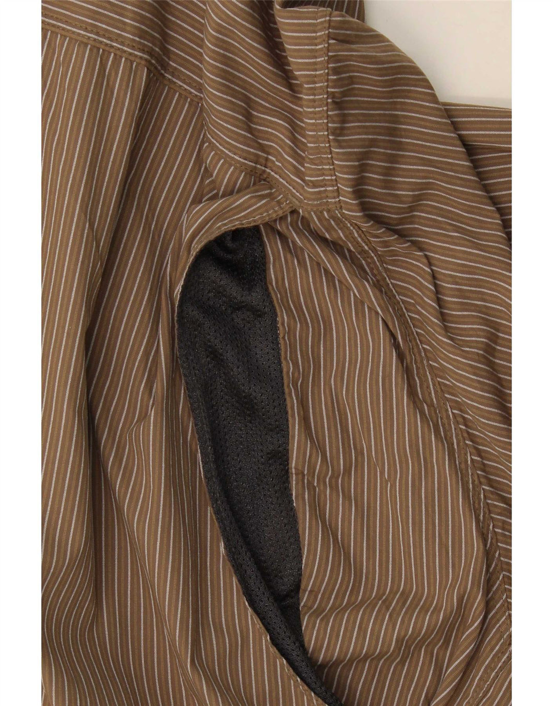 Camicia da uomo The North Face Large in nylon gessato marrone