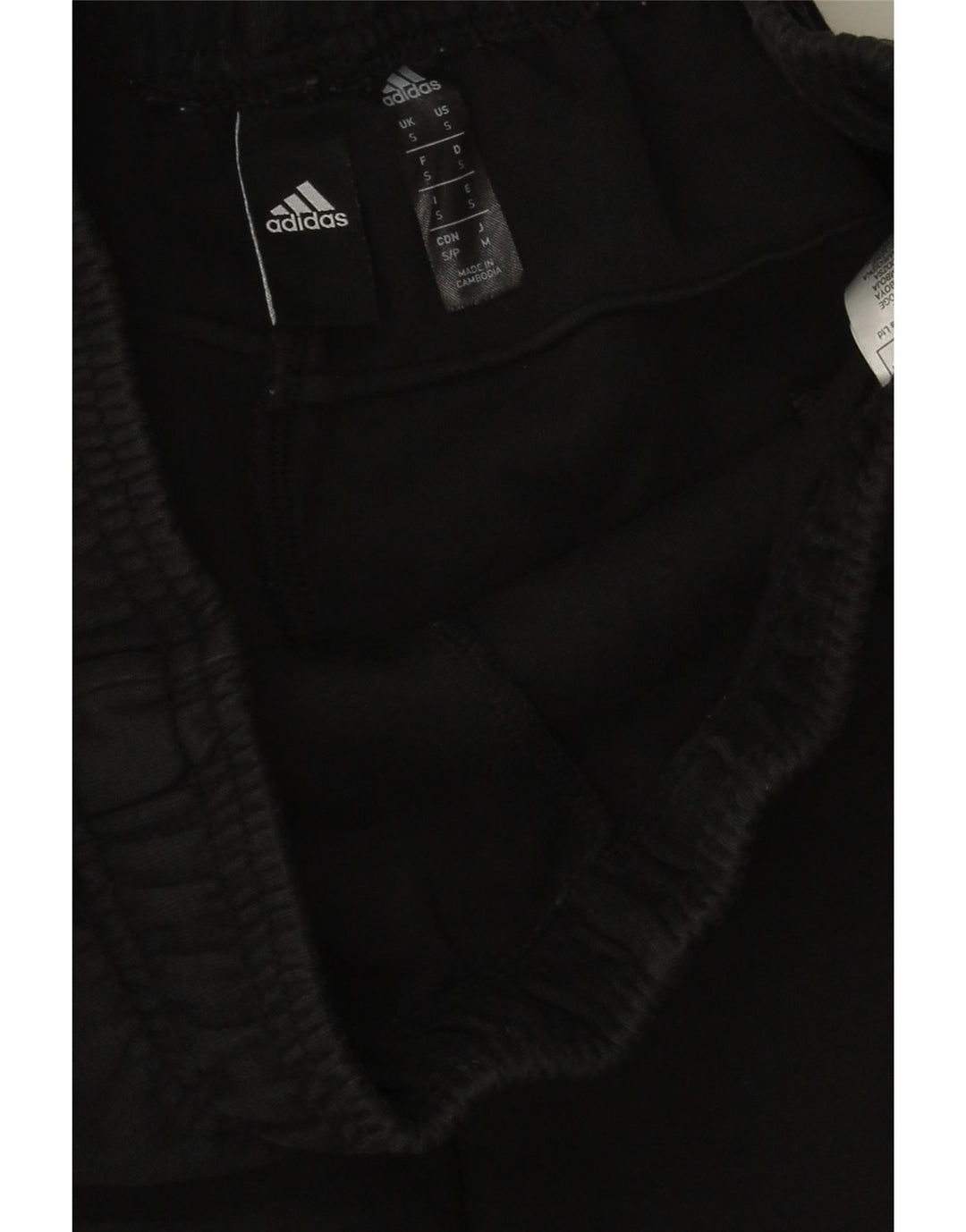 Pantaloni da tuta da uomo Adidas Small in cotone nero