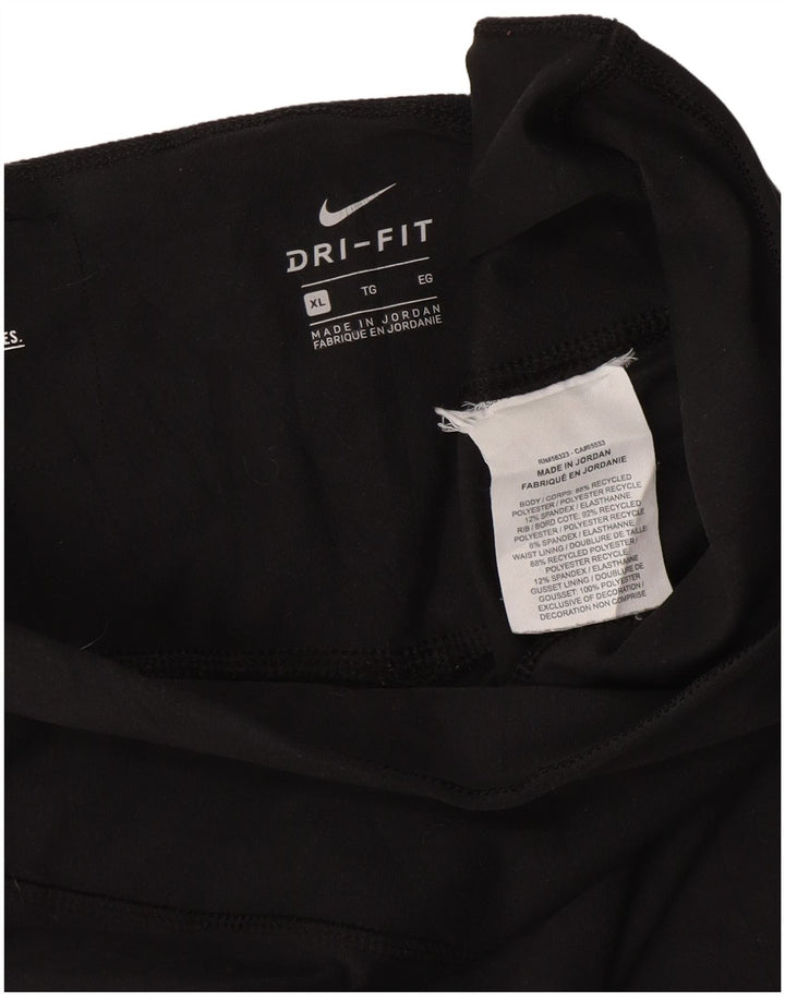 Leggings Dri Fit da donna NIKE UK 18 XL poliestere nero