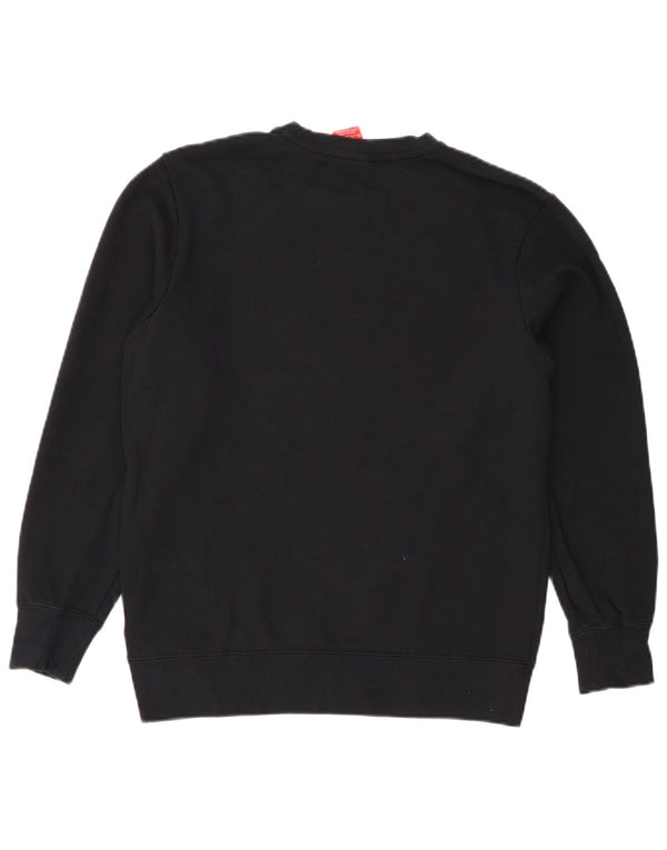 Felpa con grafica Nike da uomo XS in cotone nero