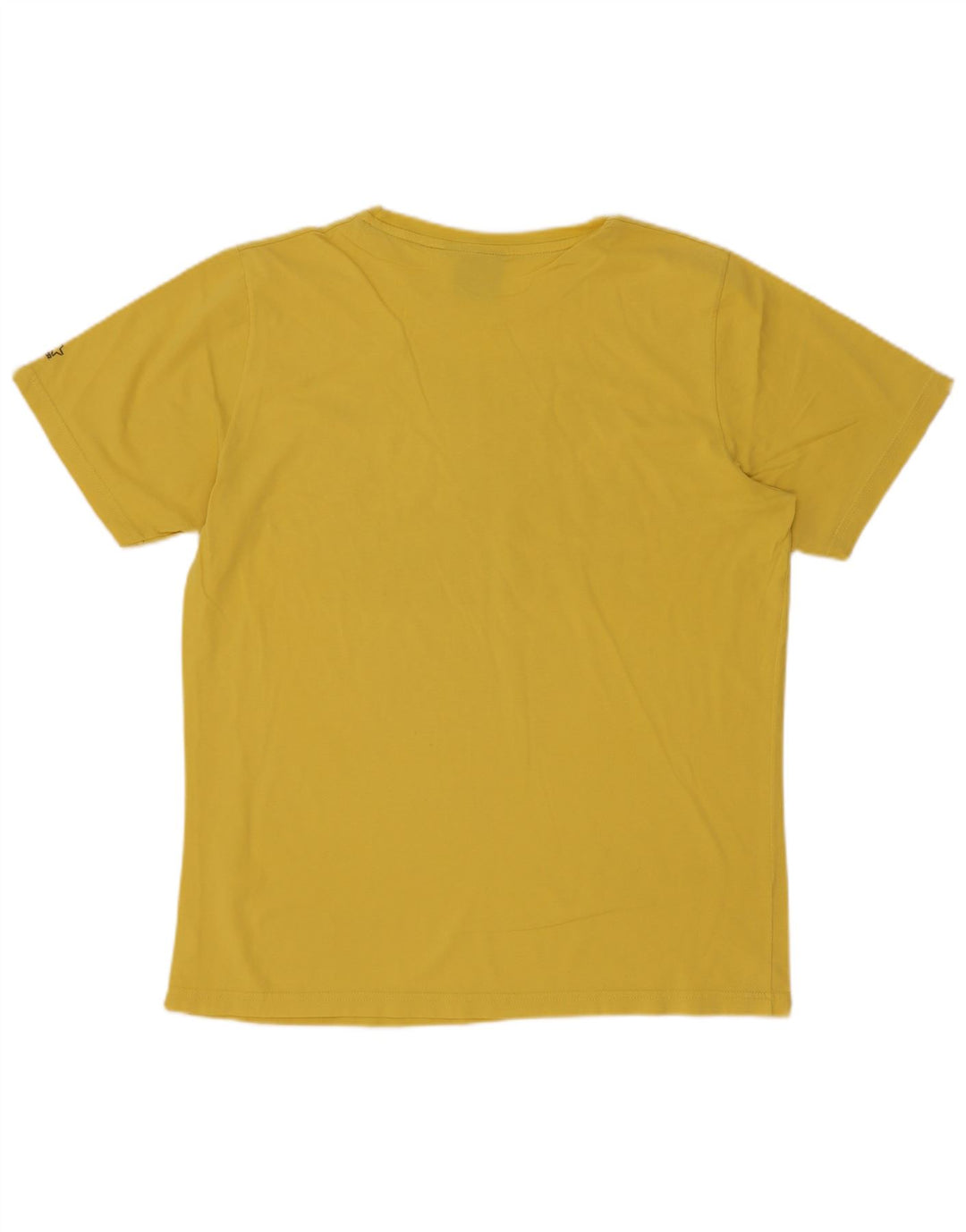 T-shirt grafica da uomo Starter Top grande in cotone giallo