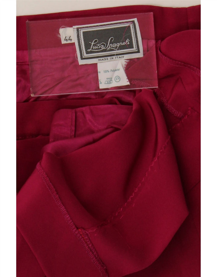 LUISA SPAGNOLI Womens Pencil Skirt IT 44 Medium W26  Pink Polyester Vintage Luisa Spagnoli and Second-Hand Luisa Spagnoli from Messina Hembry 
