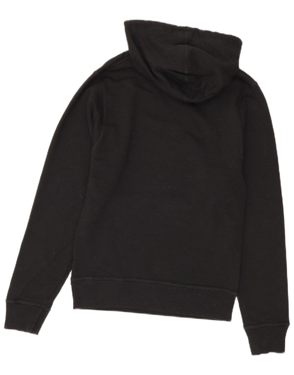 Felpa con cappuccio grafica da uomo Champion XS in cotone nero