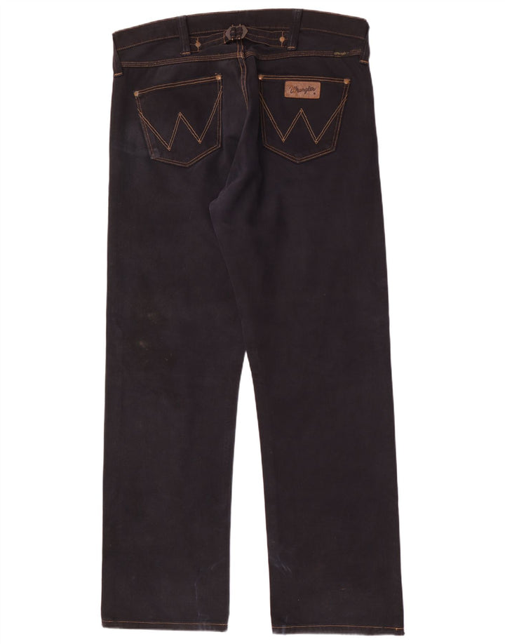 Jeans dritti Casey da uomo Wrangler W36 L34 cotone nero
