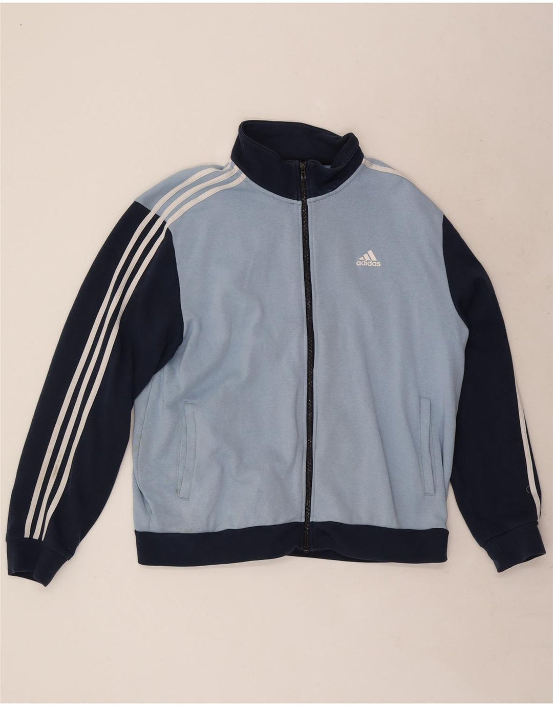 Giacca da tuta da uomo Adidas XL Blue Colourblock